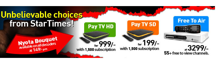 StarTimes Kenya Payment Via Mpesa Paybill Number