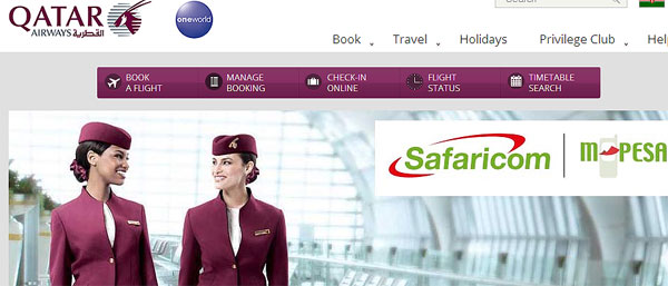 Pay Qatar Airways Ticket With Mpesa