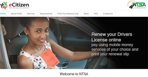 Renewal Of Driving License In Kenya Via eCitizen Portal