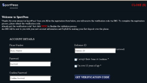 SportPesa Register