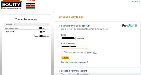 Authorize PayPal Equity Bank Withdrawal