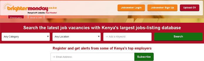 Brighter Monday Jobs in Kenya